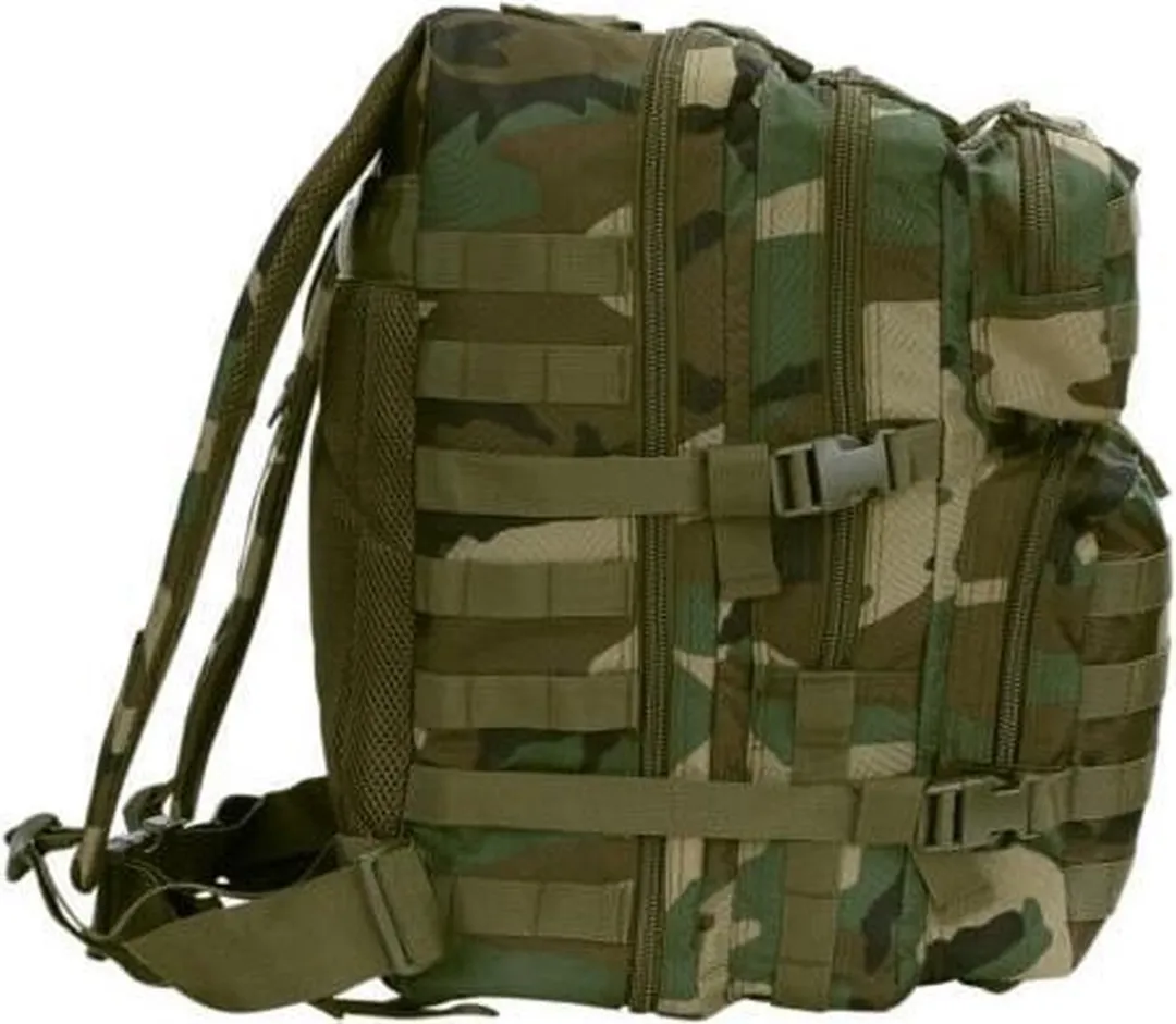 101 Inc Mountain Backpack 45L - Camo Woodland - afbeelding 6 van 6