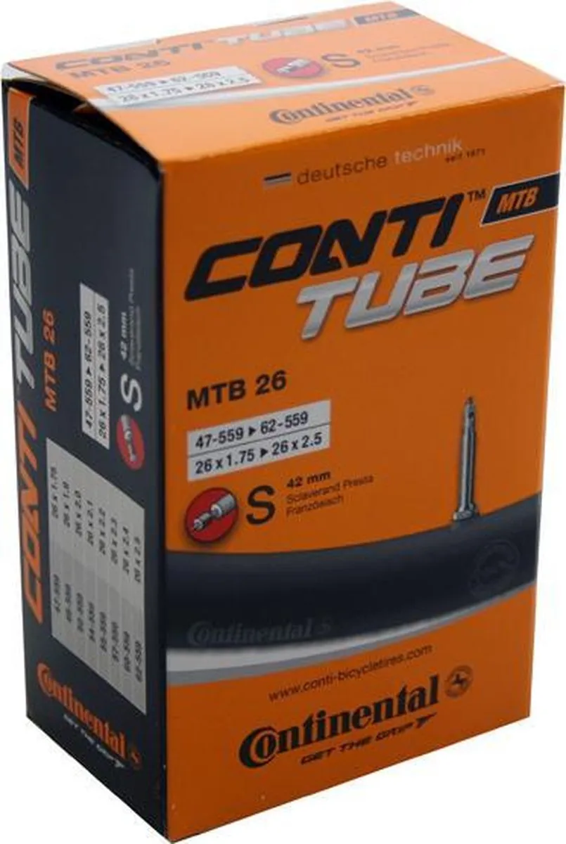 Continental Binnenband 26x1.75/2.5 (47/62-559) - Presta