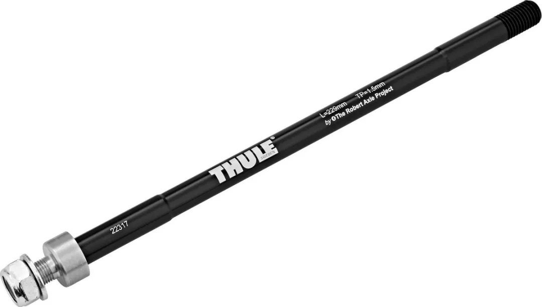 Thule Shimano Fatbike Thru Axle 229mm M12x1.5 - Zwart