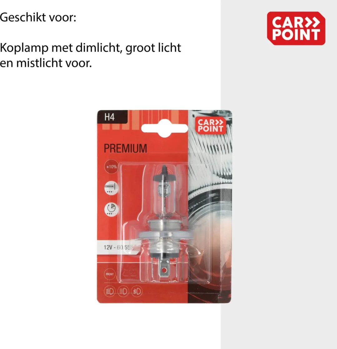 Carpoint Premium Autolamp H4 60/55W