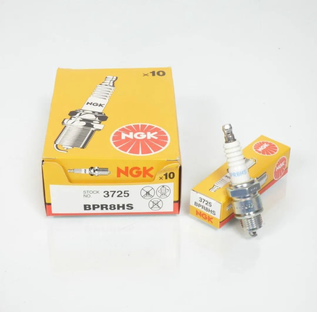 NGK BPR8HS Bougie - Aprilia 50 Habana 1999-2002 - 10 Stuks