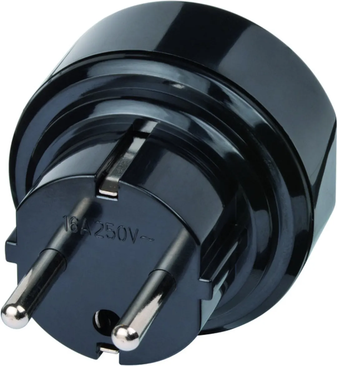 Brennenstuhl 1508530 Reisadapter - F-type - Zwart