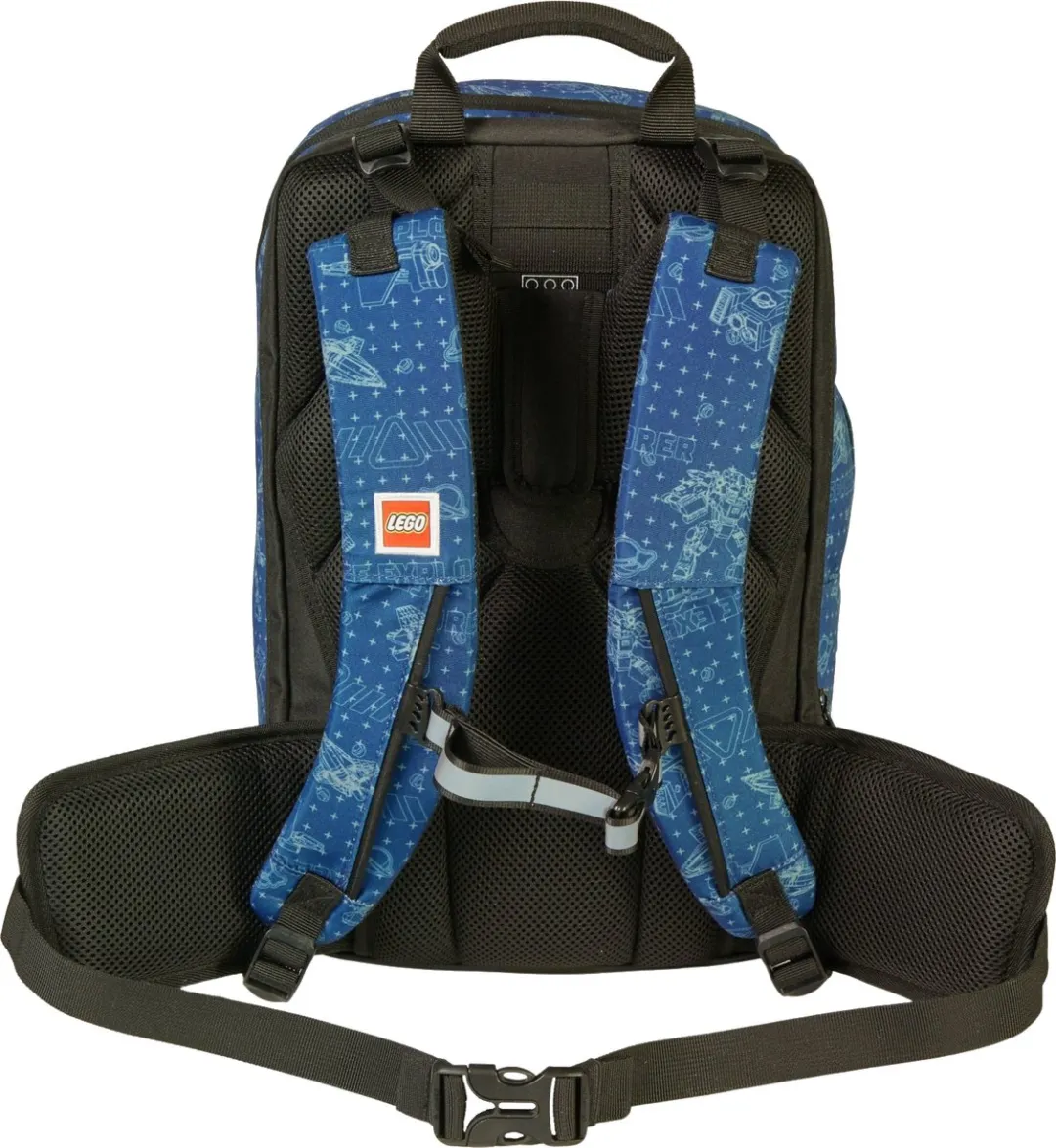 LEGO City Petersen Schoolrugzak - 23L - Blauw