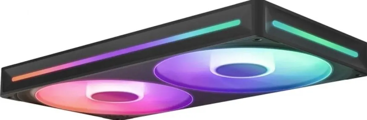 NZXT F280 RGB Core Geïntegreerde Ventilatoren - 2x 140mm - Zwart