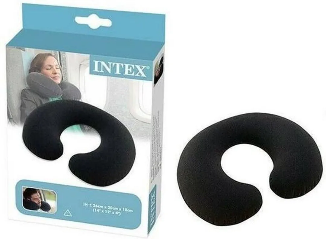 Intex Travel Pillow - 1 Stuks - Zwart - afbeelding 6 van 6