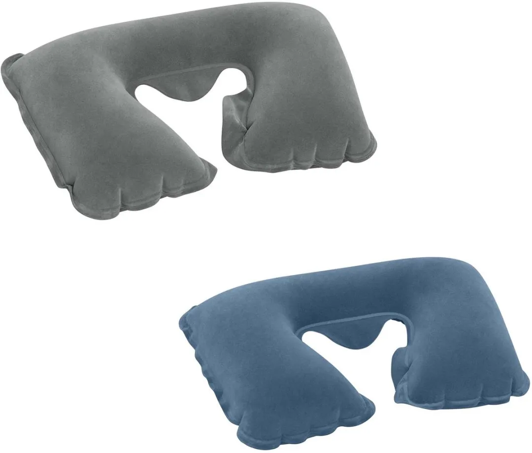 Bestway Reiskussen Croissant 67006 - 37x24x10cm - Blauw