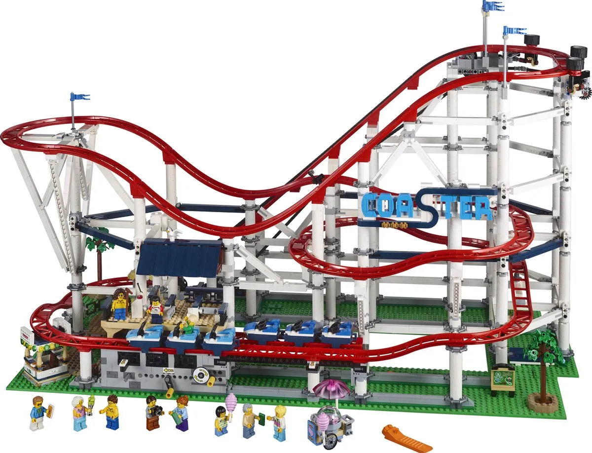 LEGO Creator Expert Achtbaan 10261 - 4124 Stukken - 11 Minifiguren