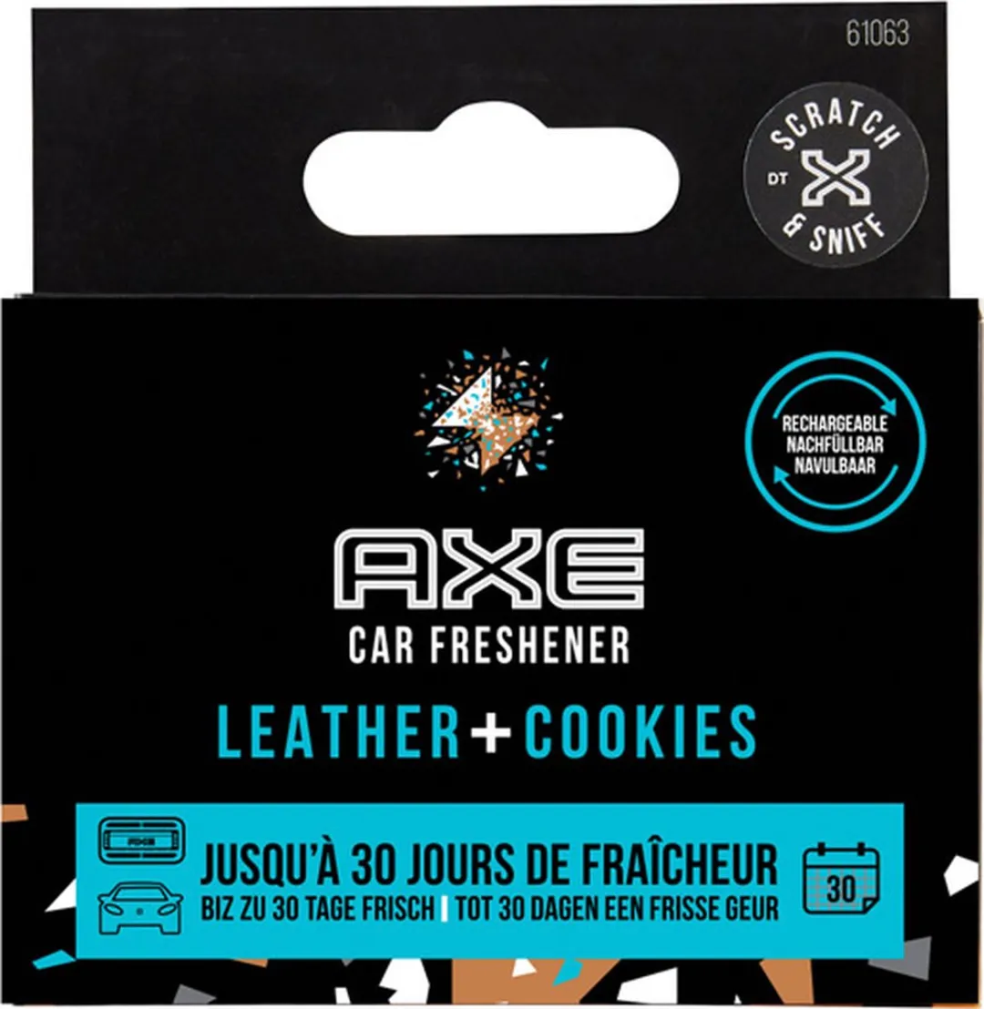 Axe Navulling Luchtverfrisser Leather & Cookies 8ml - 2 Stuks