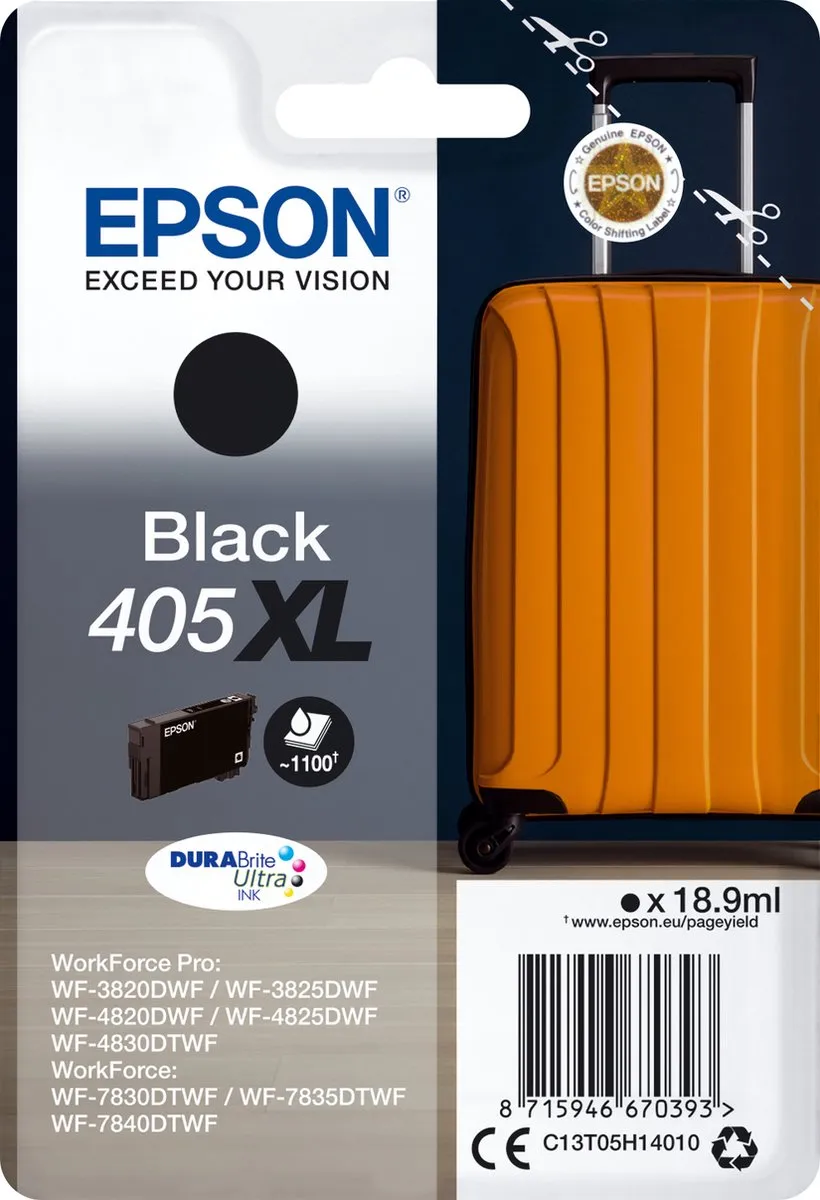 Epson C13T05H14020 XL Zwart Inktpatroon