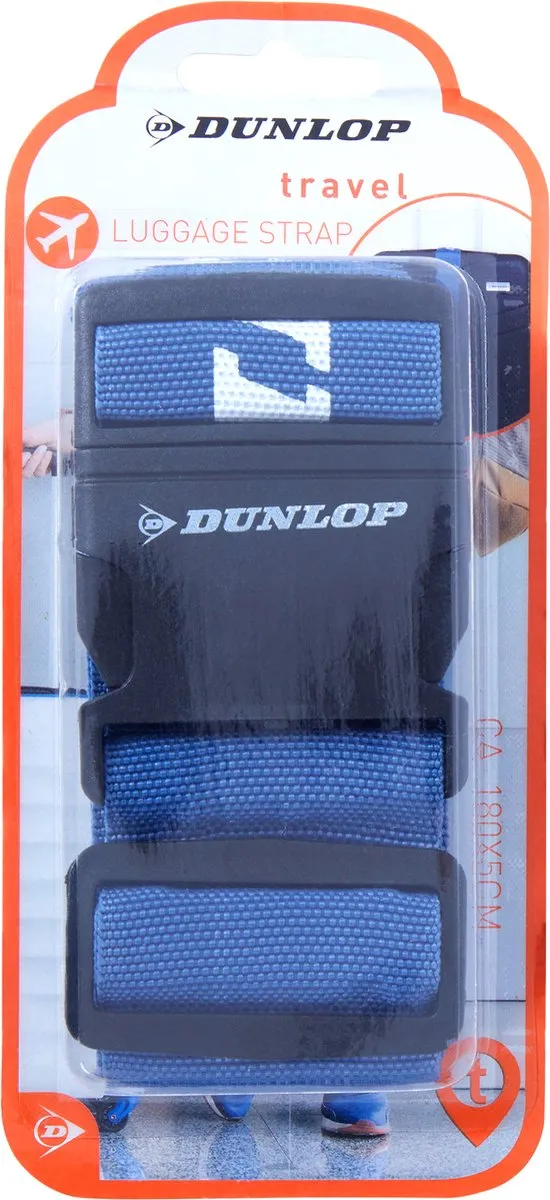 Dunlop Kofferriemen - 2 Stuks - Zwart