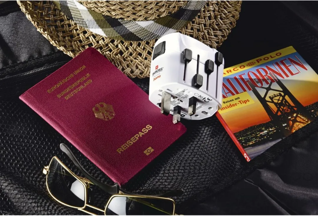 Hama World Travel Pro 3-polig Adapter 223471 - Wit