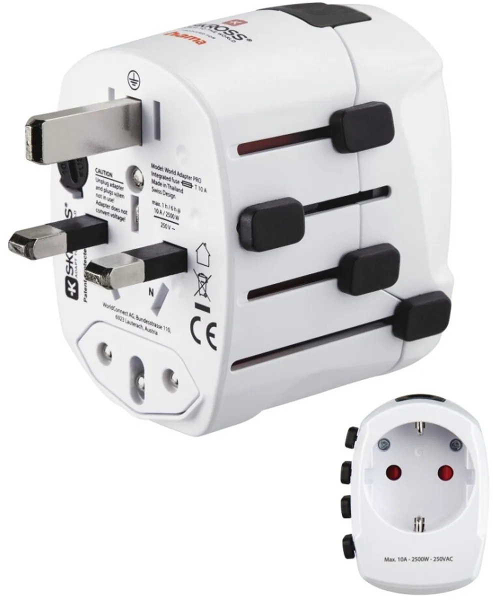 Hama World Travel Pro 3-polig Adapter 223471