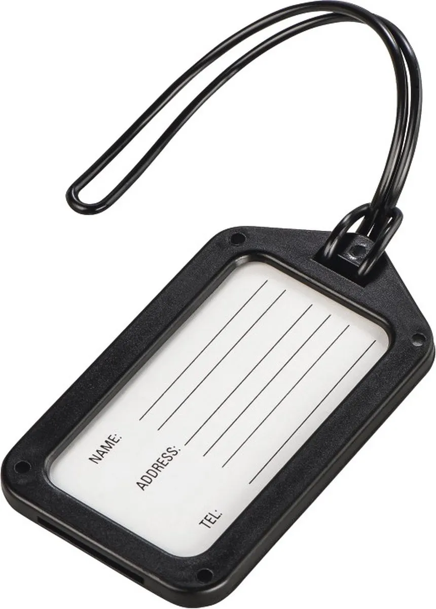 Hama Travel Naamkaartjes Bagage - 2 Stuks Zwart