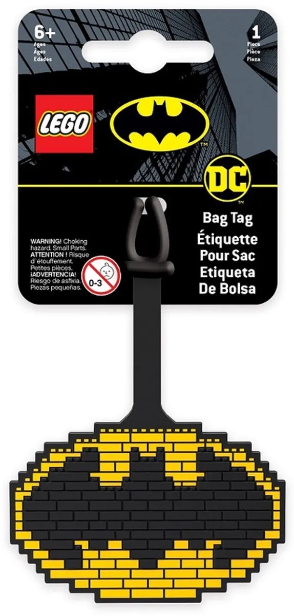 LEGO Bagagelabel Batman DC Logo