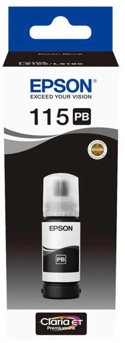 Epson 115 EcoTank C13T07D14A Inktcartridge - Zwart