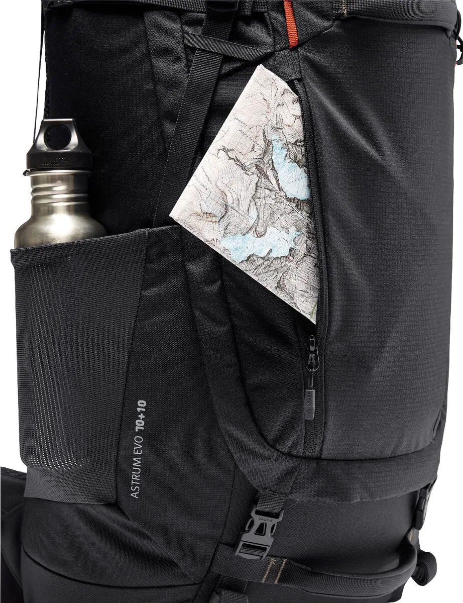 Vaude Astrum EVO 70+10 Rugzak 80L - Zwart