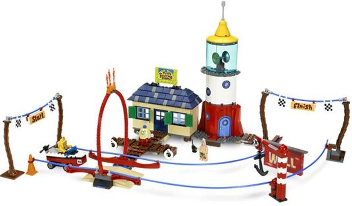 LEGO Spongebob Vaarschool Mevrouw Puff 4982 - 385 Stukken