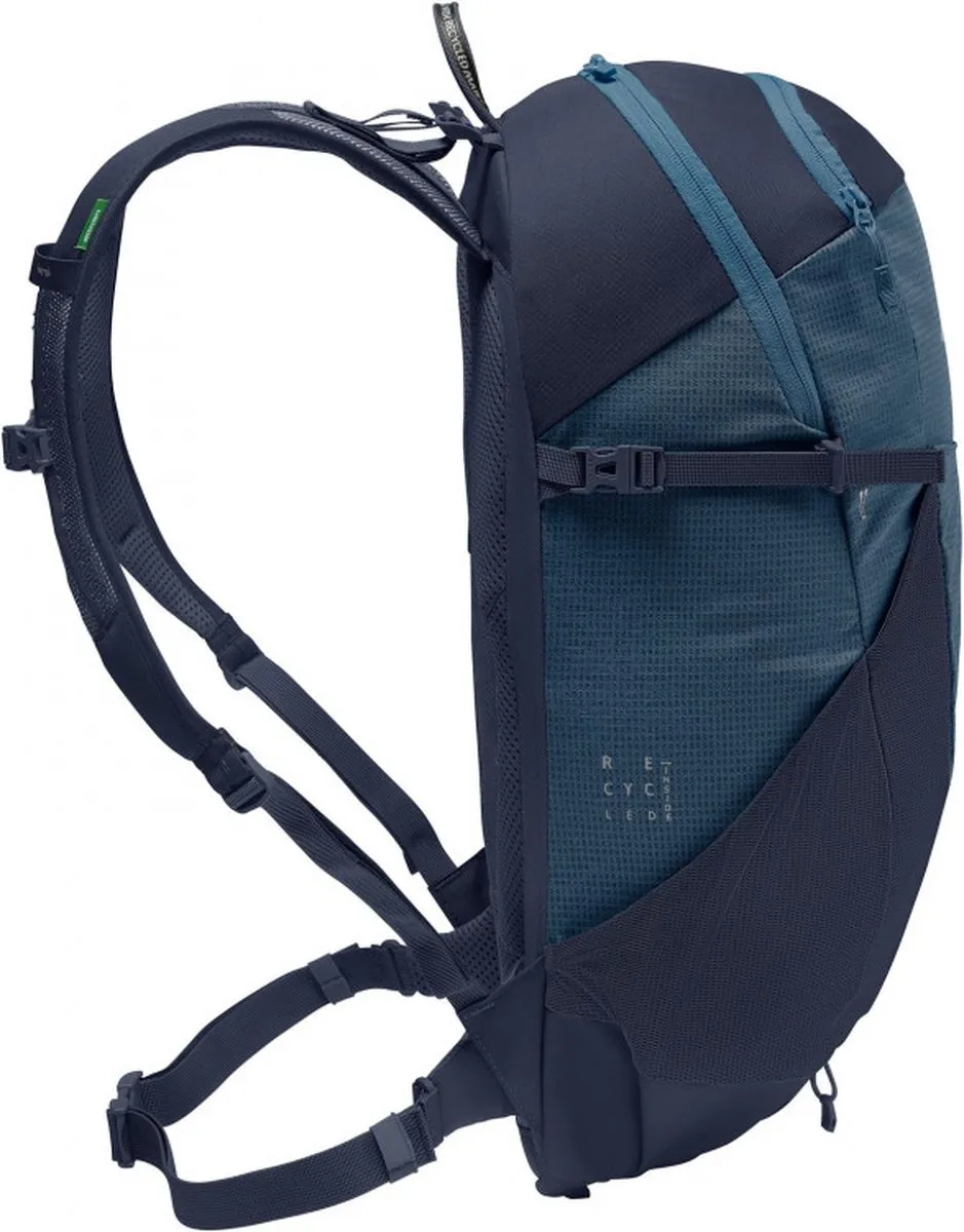 Vaude Neyland Zip Rugzak 20L - Donkerblauw