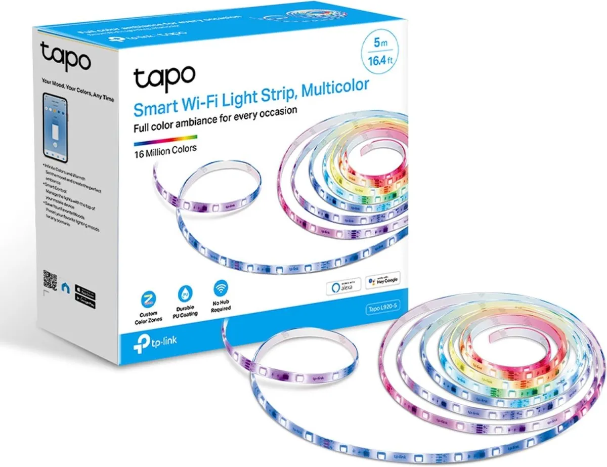 TP-Link Tapo L920-5 Slimme LED Strip 5m - Multicolor