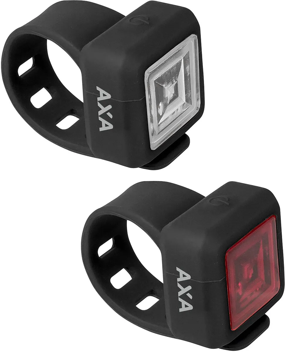 AXA Niteline 11 Fietsverlichting Set - Zwart