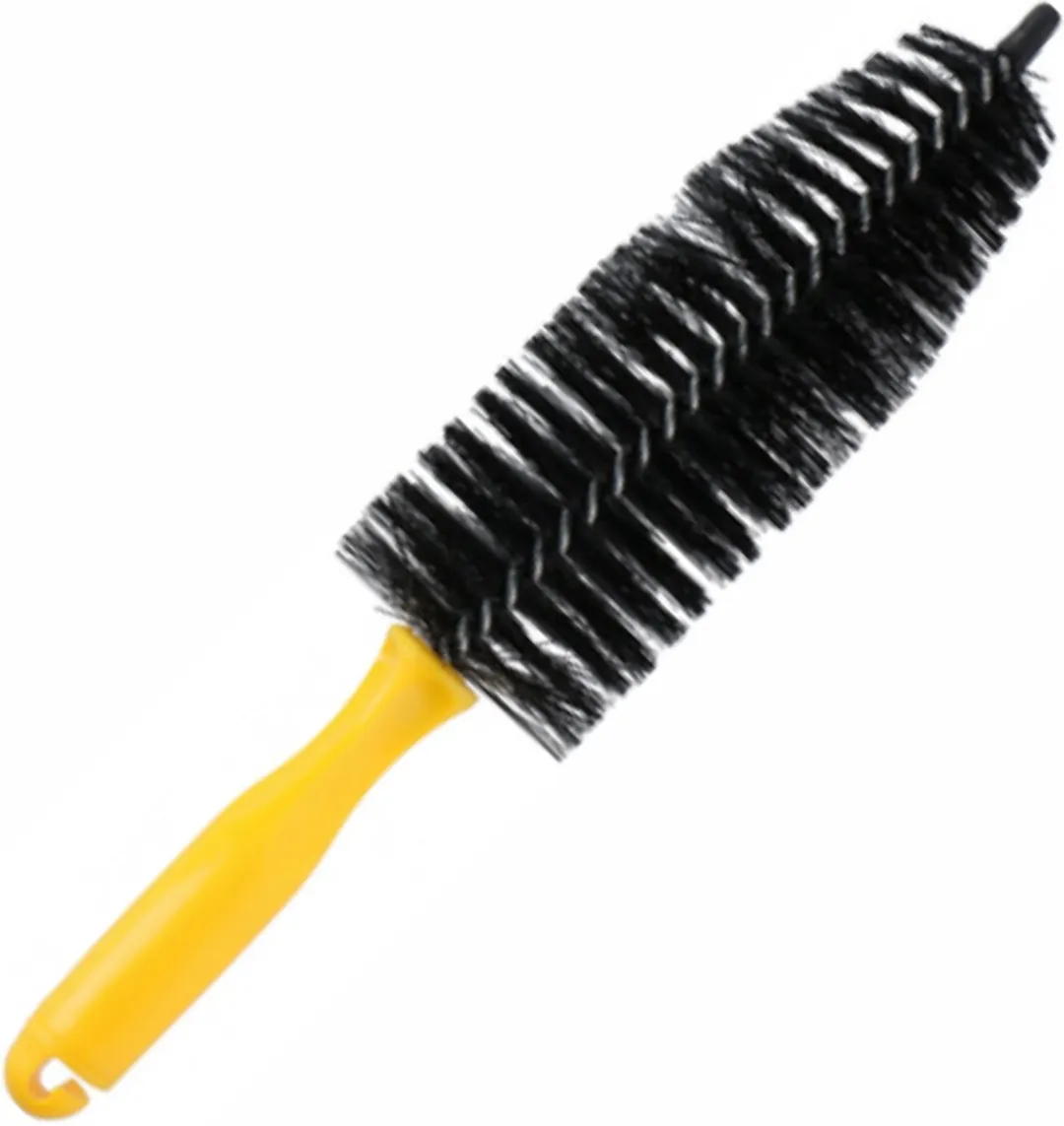 Dunlop Premium 2-delige Anti-Kras Reinigingsborstel - Geel/Zwart