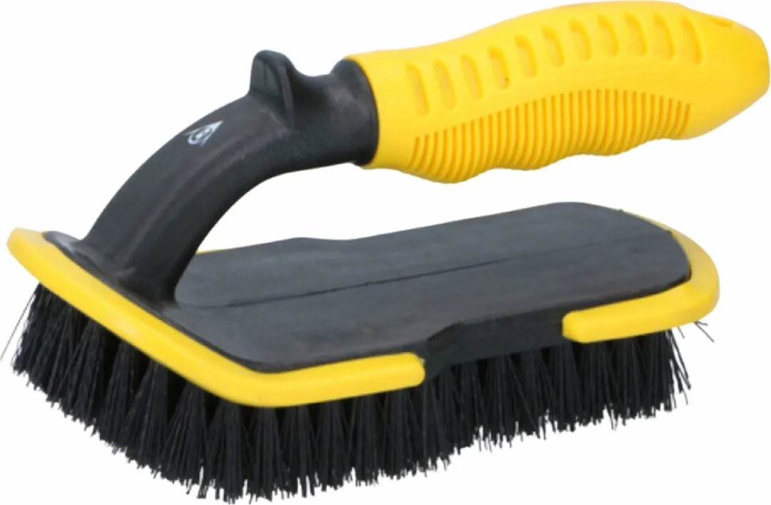 Dunlop Premium 2-delige Anti-Kras Reinigingsborstel - Geel/Zwart