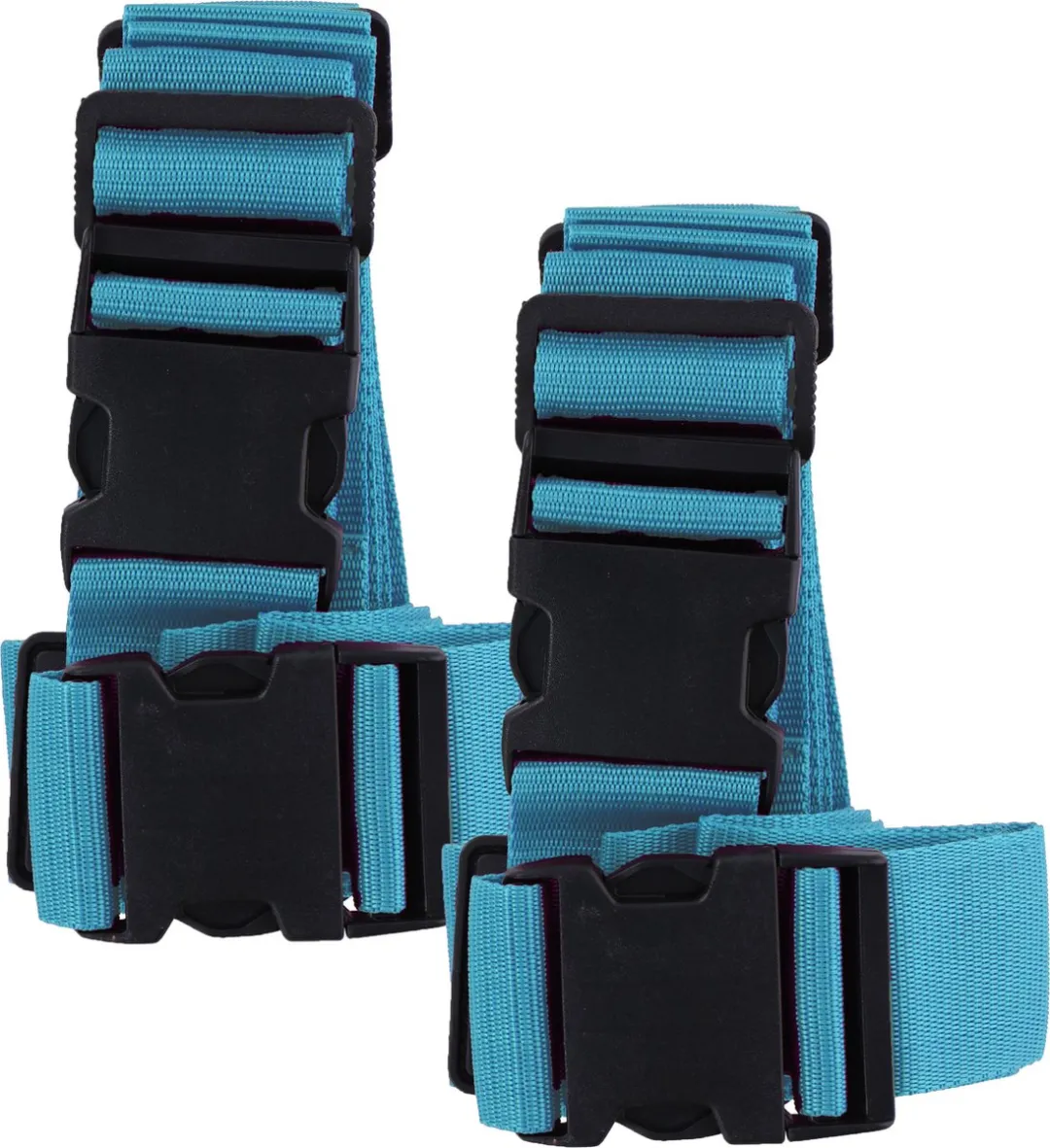 Dunlop Kofferriemen 4x - 190cm x 5cm - Blauw
