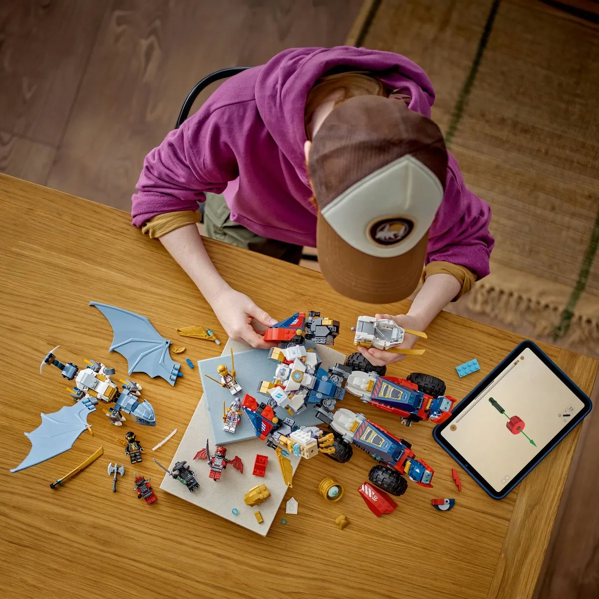 LEGO Ninjago Zane's Ultra-Combomecha 4-in-1 71834 - 1187 Stukken - afbeelding 6 van 6