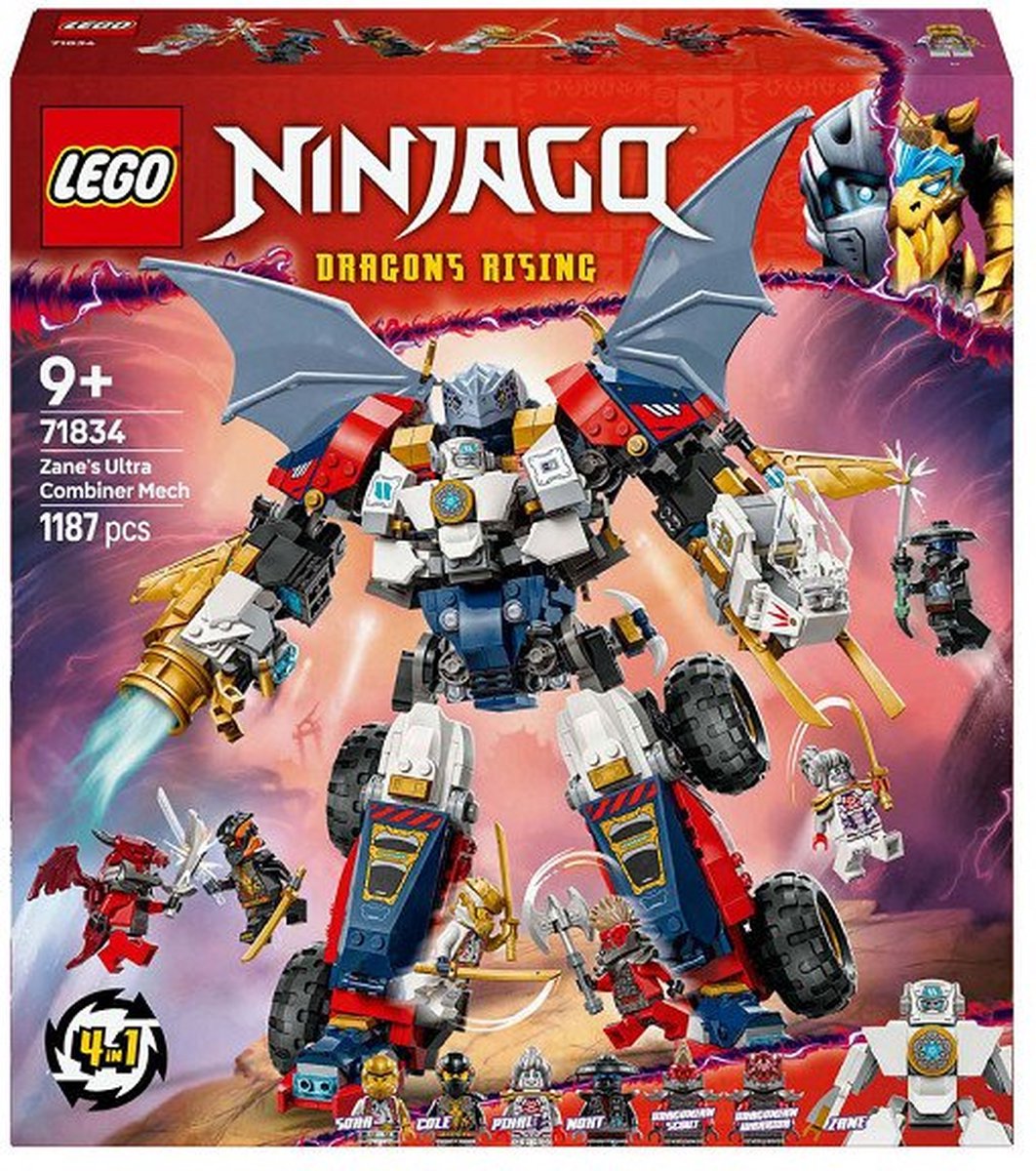 LEGO NINJAGO Zane's ultra-combomecha 4-in-1 - 71834