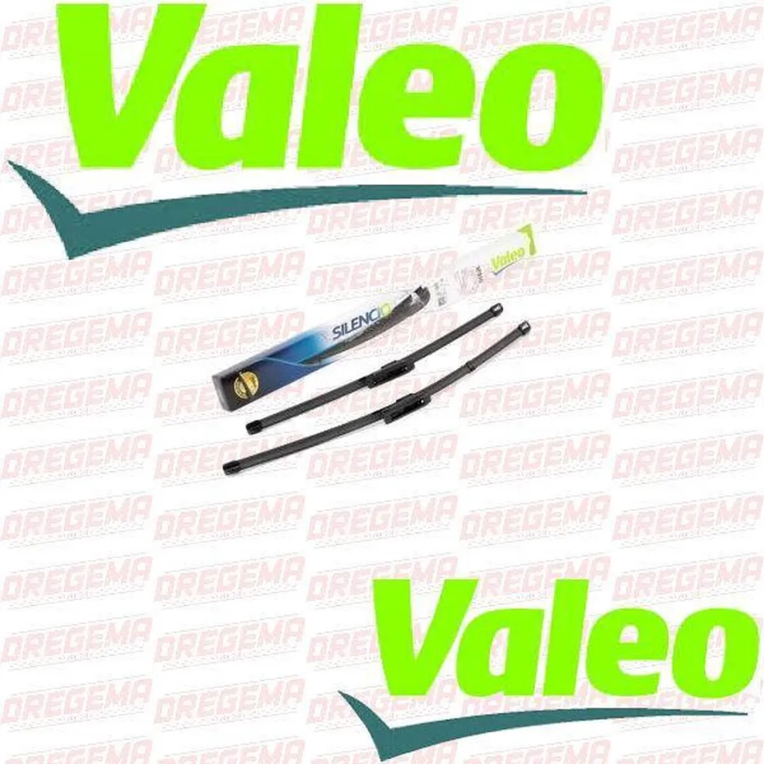 Valeo Silencio Flat Blade Set Ruitenwissers VF810 550mm + 475mm - Zwart - afbeelding 2 van 4