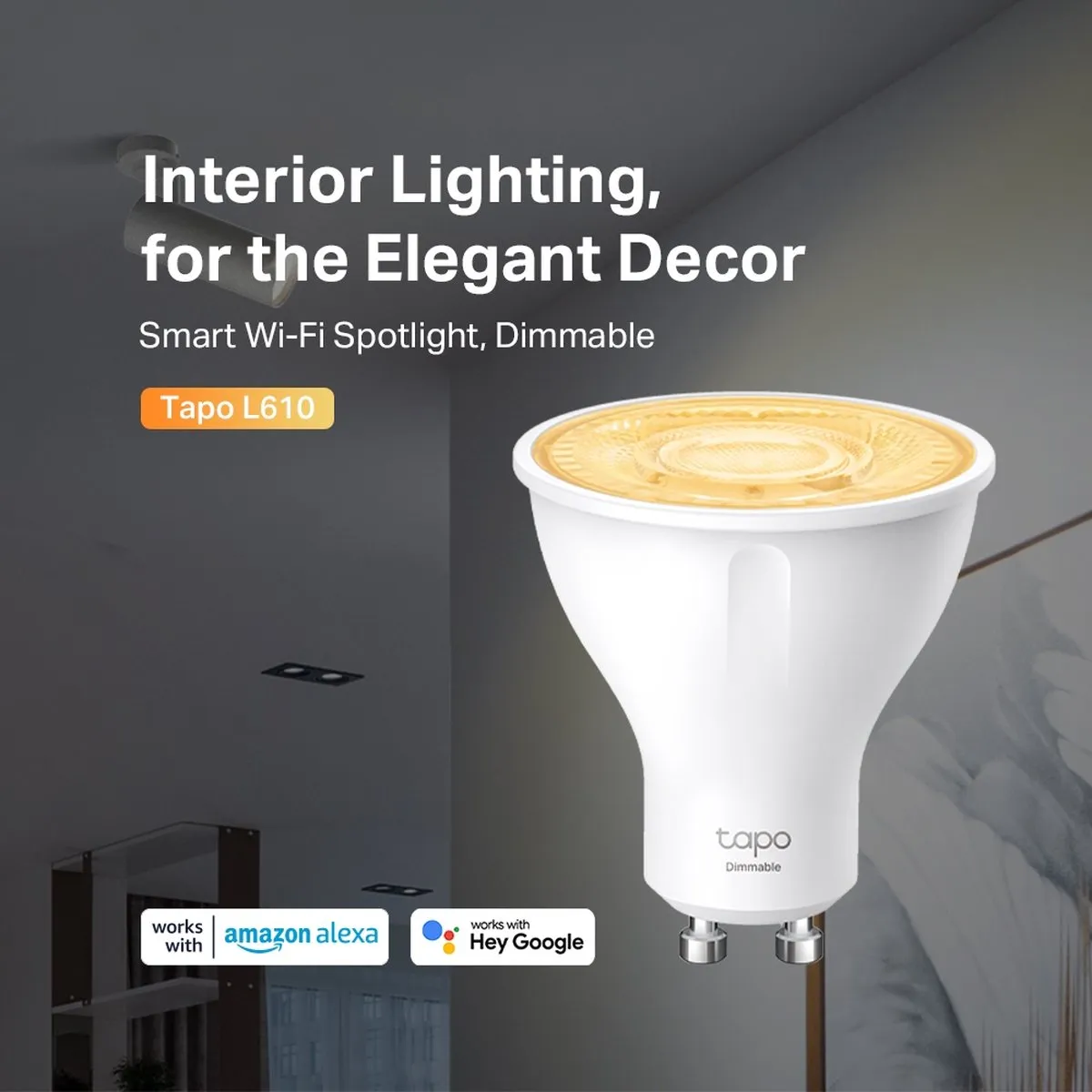 TP-Link Tapo L610 Spot GU10 - Warm wit 2.9W