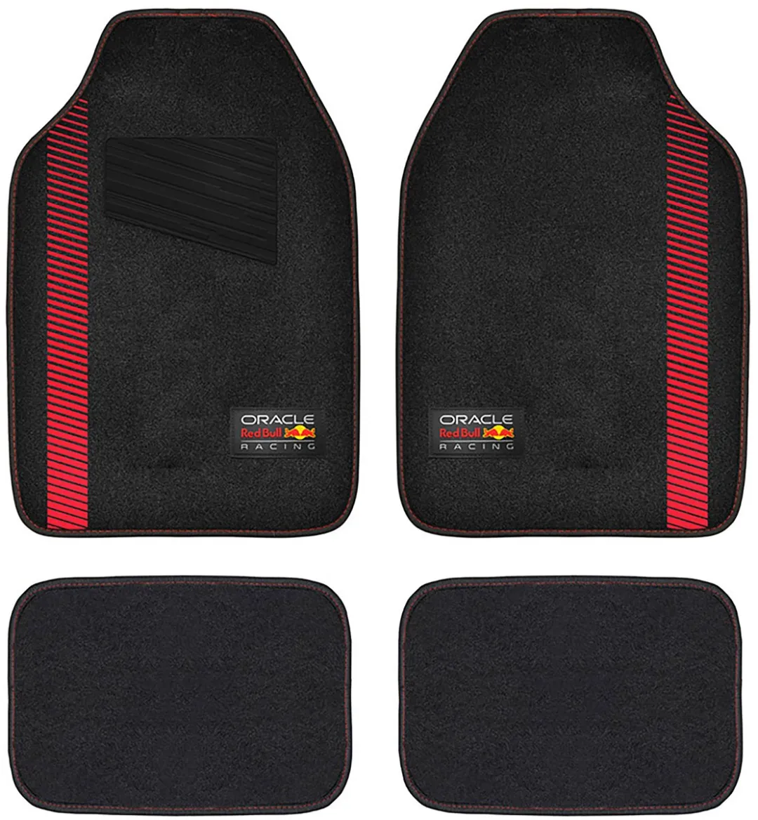 Red Bull Oracle Universele Automattenset 4-delig - Zwart/Rood
