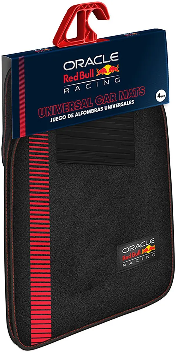 Red Bull Oracle Universele Automattenset 4-delig - Zwart/Rood