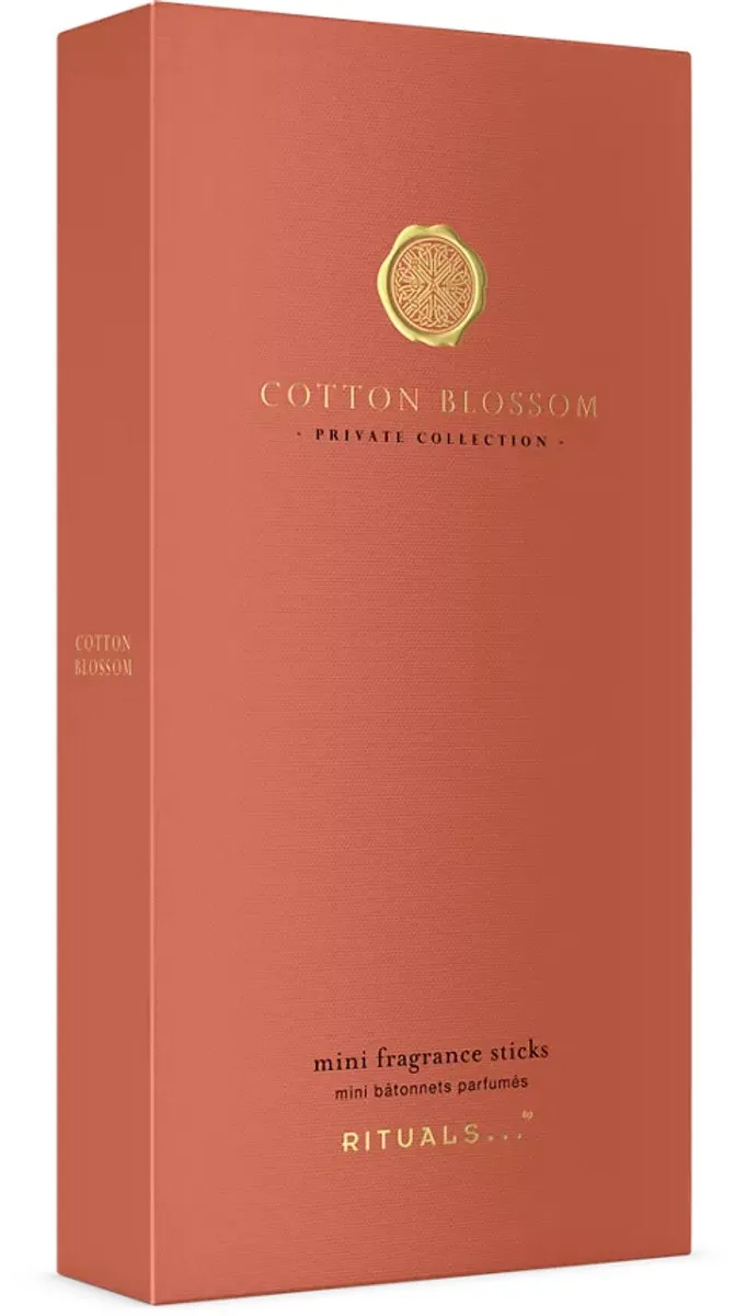 Rituals Cotton Blossom MINI Geurstokjes 100ml - Zwart/Roze