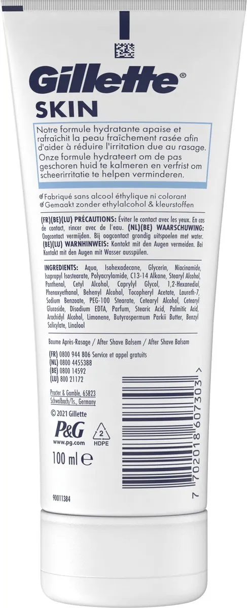 Gillette SKIN Aftershave Balsem Ultra Gevoelige Huid - 600ml - afbeelding 6 van 6