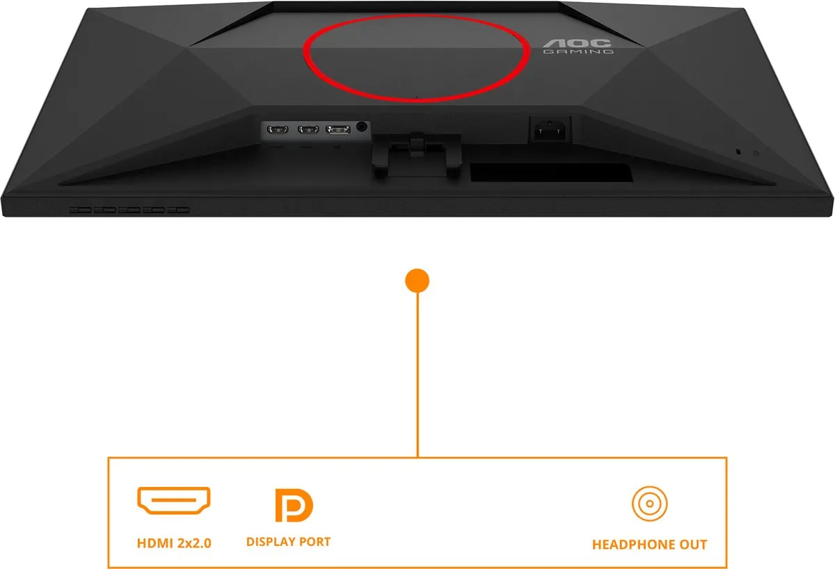 AOC G4 27G4HRE Gaming Monitor 27" - Full HD - 200Hz - G-Sync