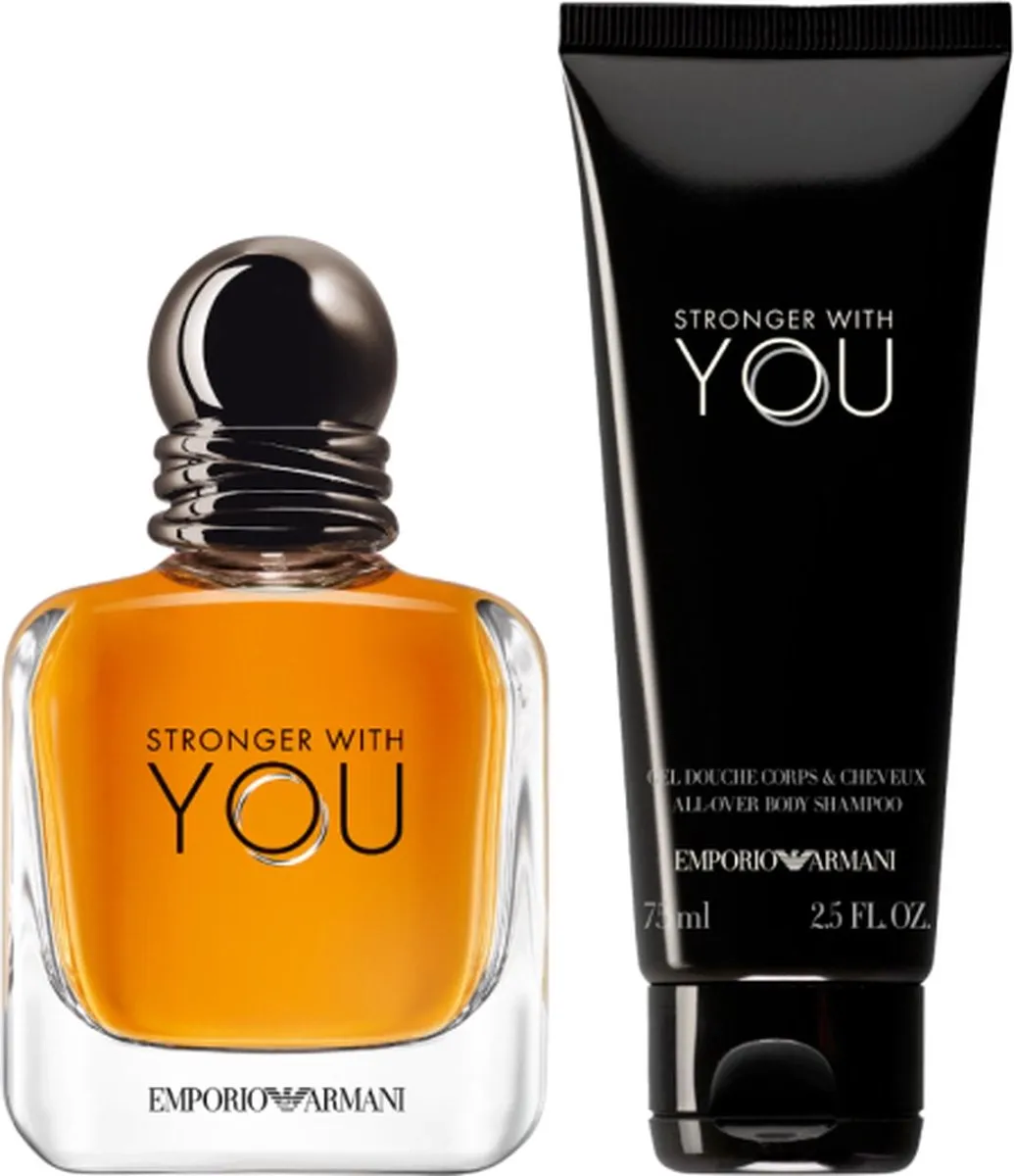 Armani Stronger With You Herenparfum Set - 50ml + 75ml