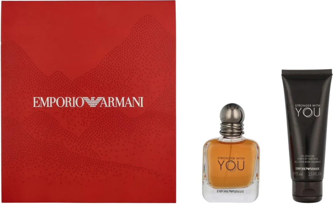 Armani Stronger With You Herenparfum Set - 50ml + 75ml