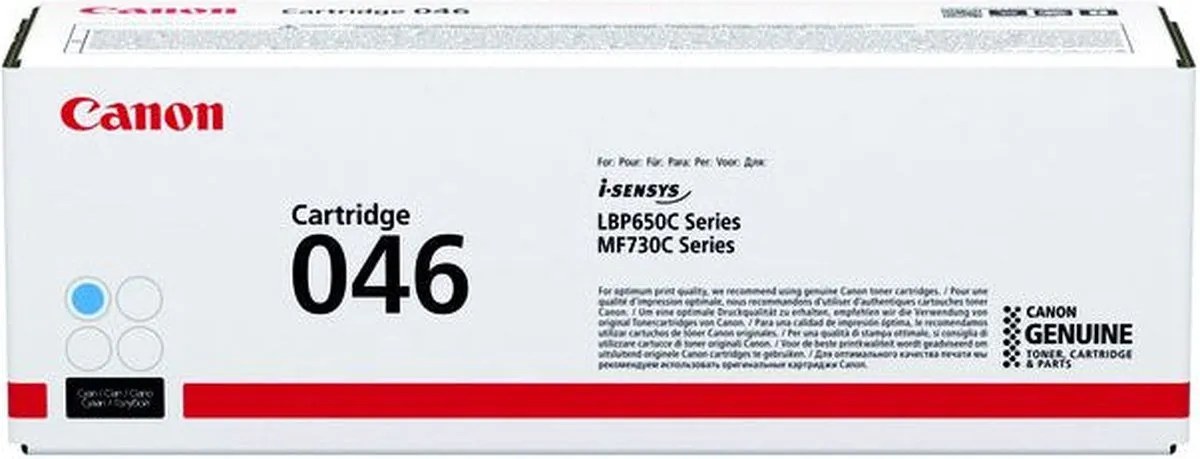 Canon 046 Tonercartridge Cyaan - 2300 Pagina's