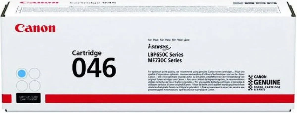Canon 046 Tonercartridge Cyaan - 2300 Pagina's