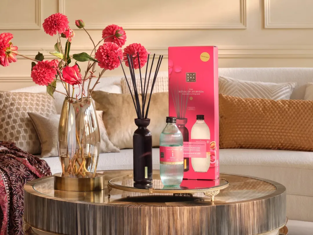 Rituals of Ayurveda Geurstokjes Duo 750ml - Bruin