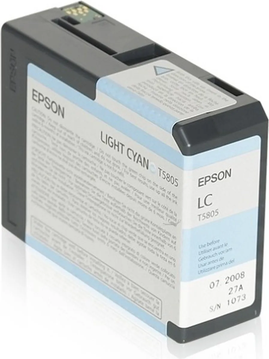 Epson T580 Inktcartridge Licht Cyaan C13T580500