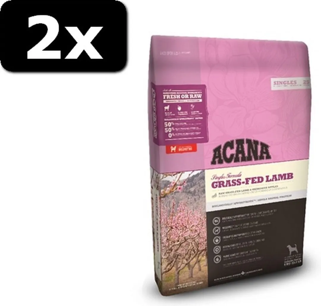Acana Singles Grass-Fed Lam 17kg