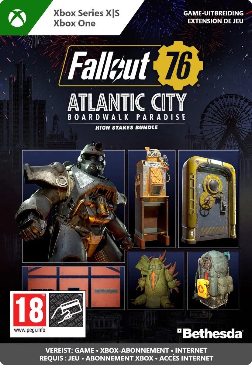 Bethesda Fallout 76 Atlantic City High Stakes Bundle