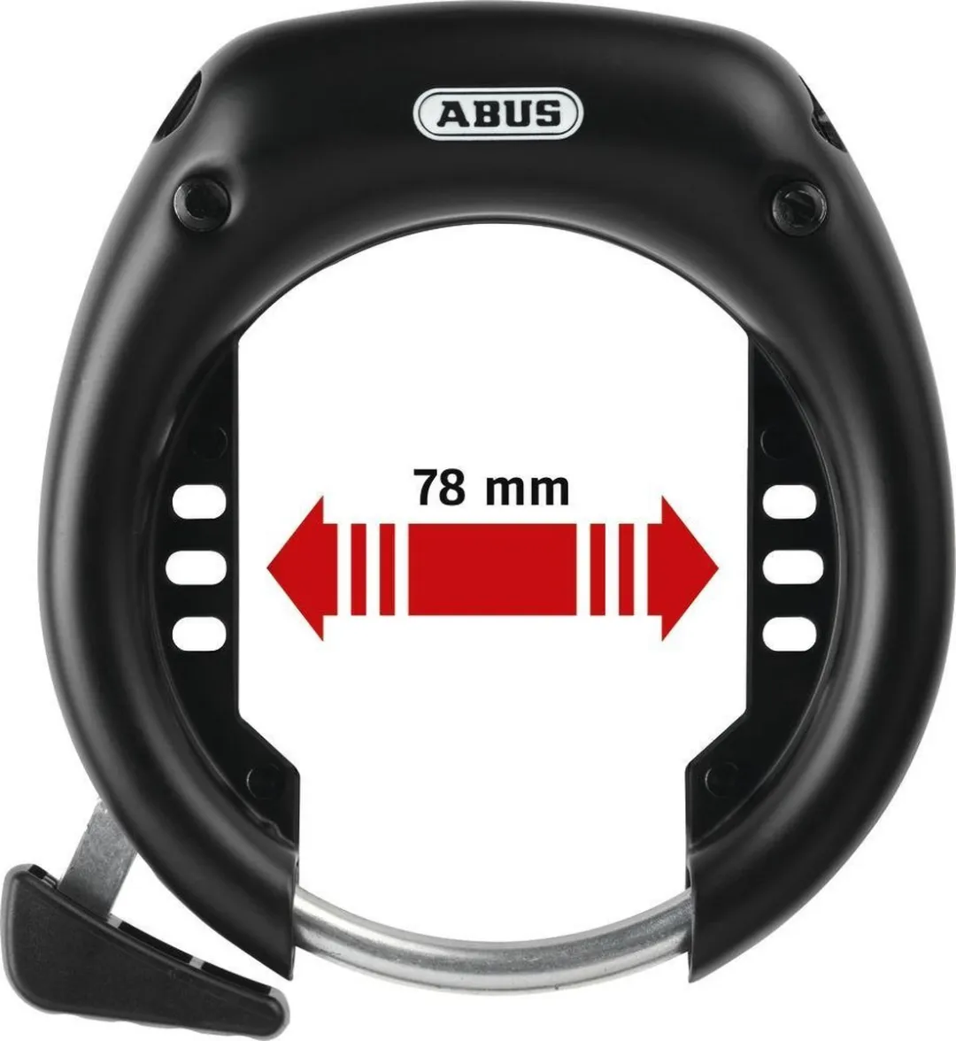 ABUS Shield Plus 5750L Ringslot 78mm - Zwart