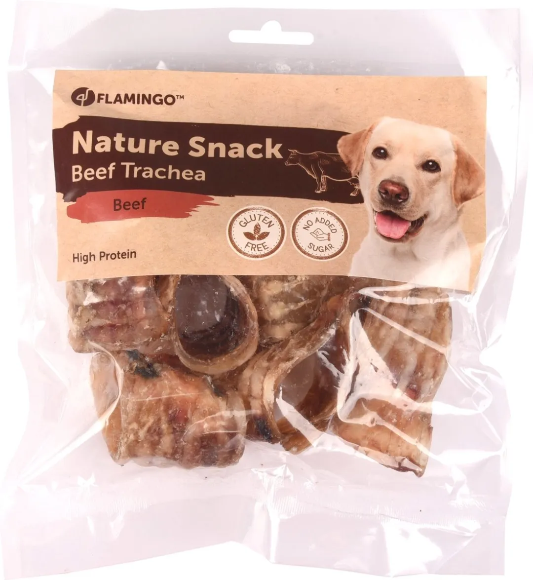 Flamingo Nature Snack Luchtpijp Honden 100g