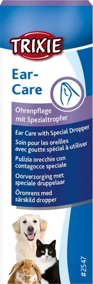 Trixie Oorverzorging 50ml - Blauw/wit