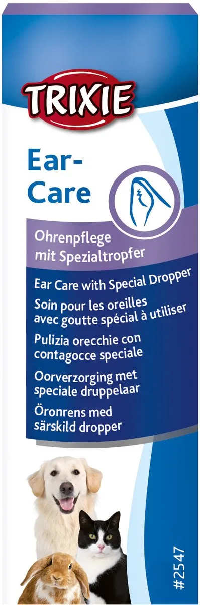 Trixie Oorverzorging 50ml - Blauw/wit