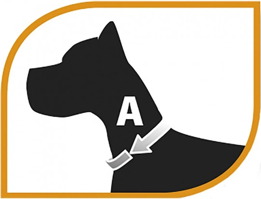 Ferplast Sport Dog Halsband Geel - 25mm - Nekomtrek 35-45cm