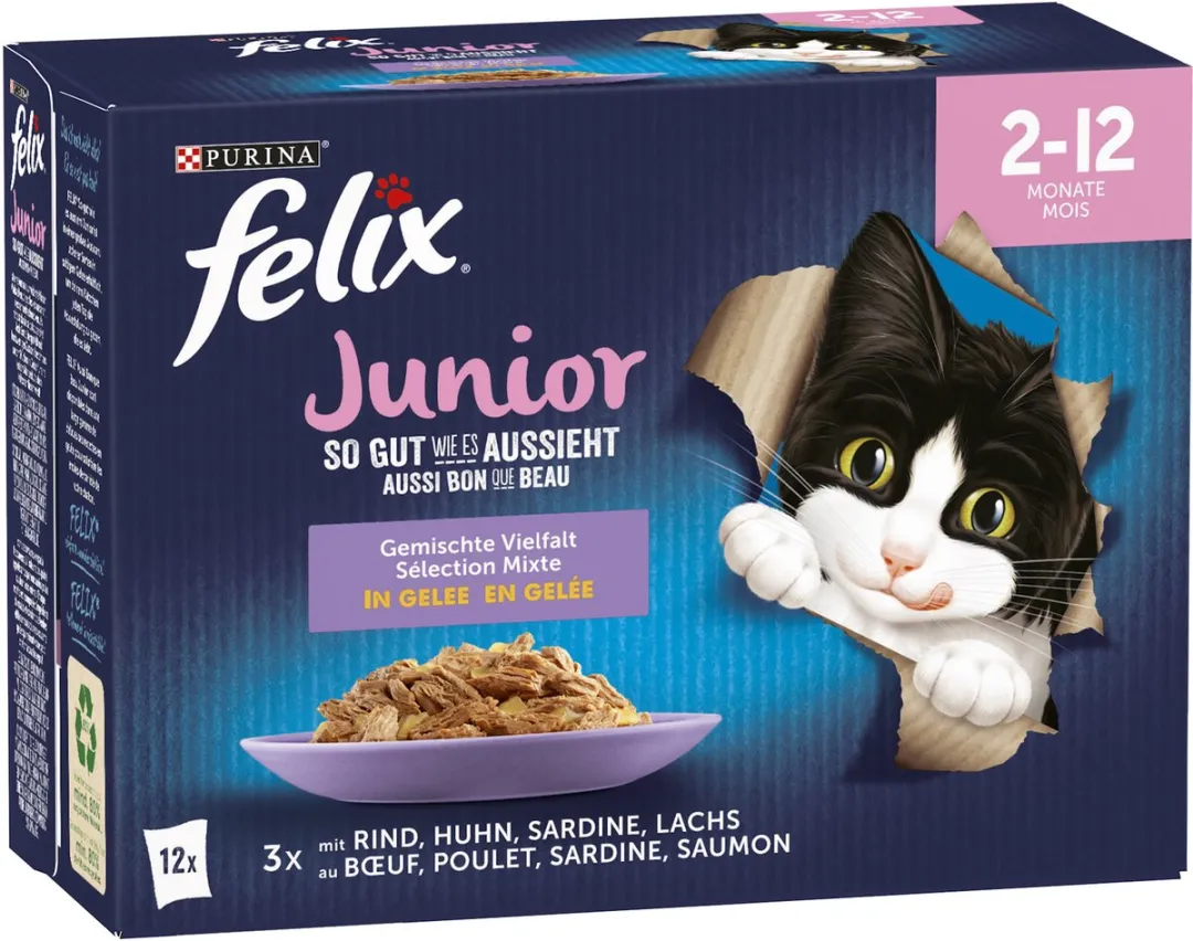 Felix Junior Natvoer Katten